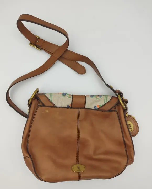 Fossil Damen Handtasche braun mit buntem Muster  - Bild 3