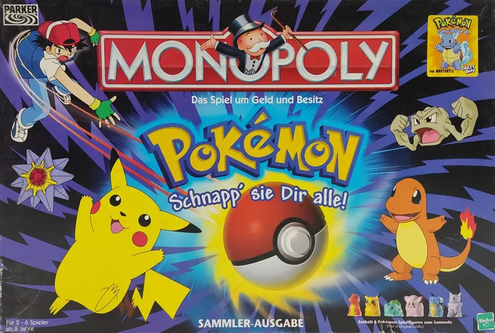 Monopoly Pokémon Sammler Ausgabe - Gesellschaftsspiel - Parker  - Bild 1