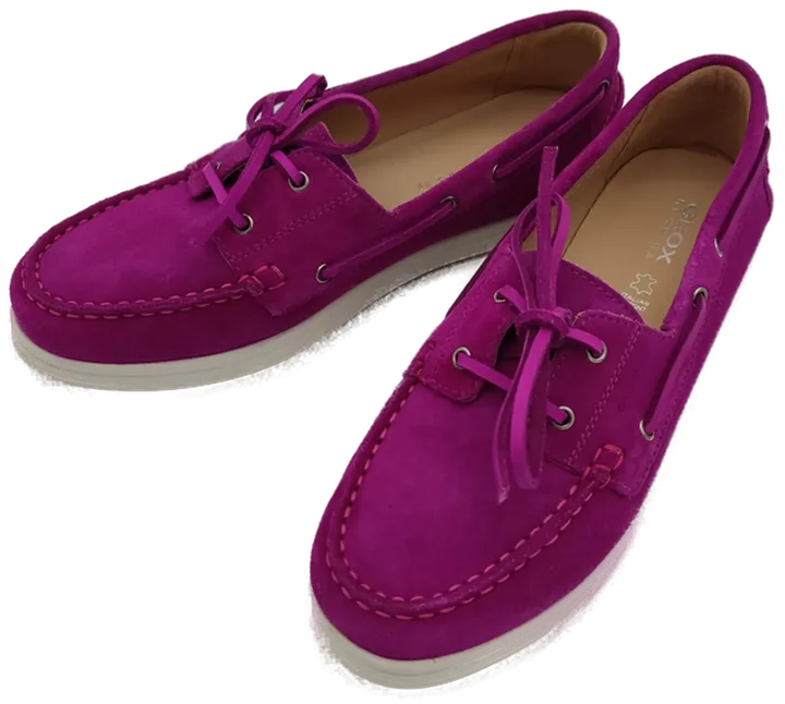 Geox Respira (Atmungsaktiv) Damen Sneakers dark purple - Bild 2