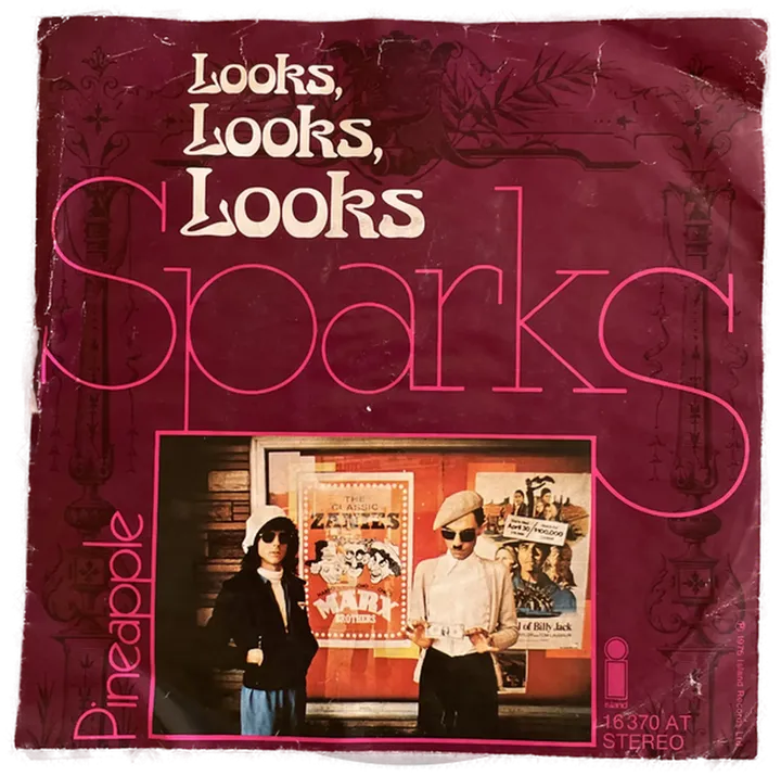 Singles Schallplatte - Sparks - Looks, Looks, Looks; Pineapple - Bild 1
