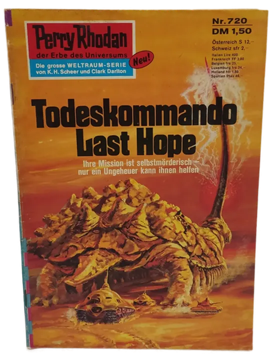 Romanheft Perry Rhodan Todeskommando Last Hope Erstauflage Nr.720 - Bild 1