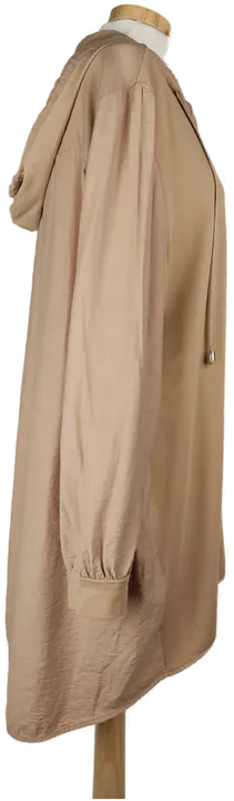  Cloche Damen Hemdblusenkleid beige -4XL/48  - Bild 3