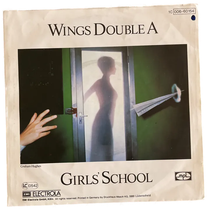 Singles Schallplatte - Wings Double A - Mull of Kintyre; Gilrs School - Bild 2