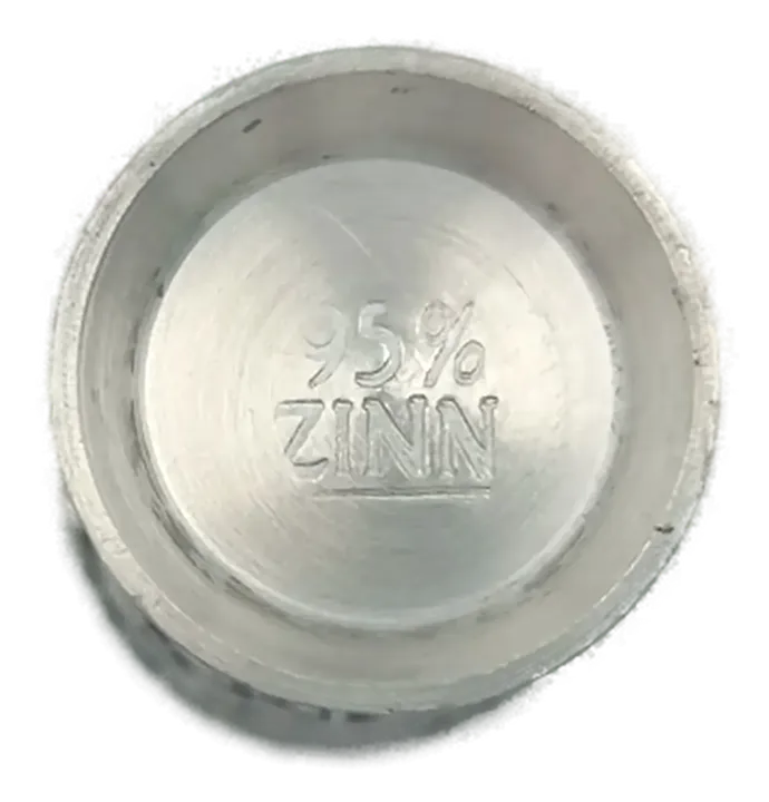 Zinnkaraffe und Zinnbecher für Schnaps/Likör (7-teilig) - Bild 9