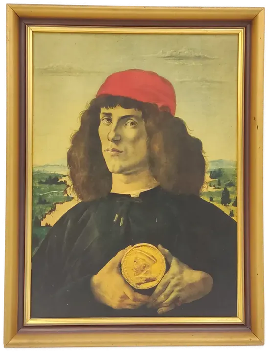 Portrait eines Mannes mit der Medaille von Cosimo de Medici dem Älteren - Bild 1