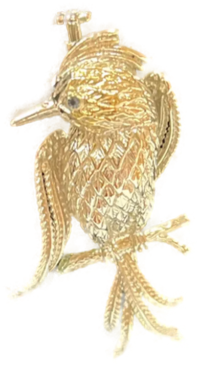 Brosche Kolibri Modeschmuck 6cm - Bild 1