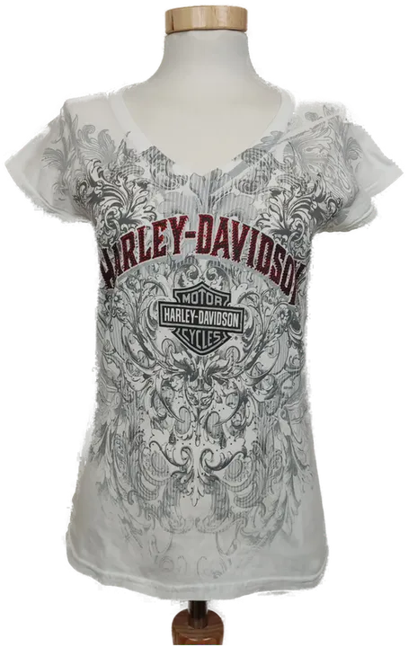 Harley Davidson Damen Shirt weiß Gr. S - Bild 1