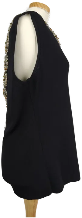 Damen Pullover mit Glitzerrand schwarz - 40/L - Bild 3