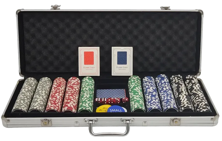 Poker Koffer Set - 500 Jetons  - Bild 1