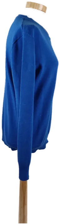 Blauer Herren Pullover mit V-Ausschnitt, Gr. L - Bild 3