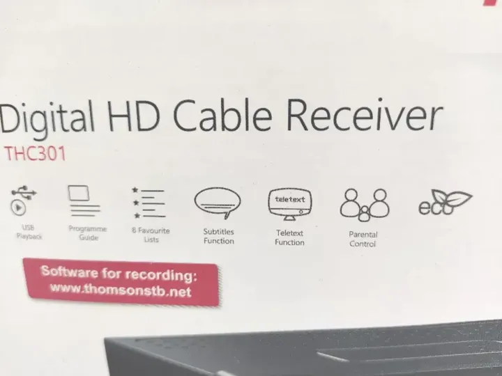 Thomson Digital HD Kabel Receiver - Bild 5