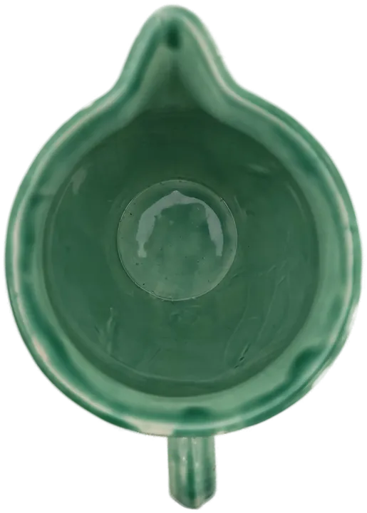 Wilhelmsburg Keramik Wasserkrug grün, Höhe: 15 cm  - Bild 3