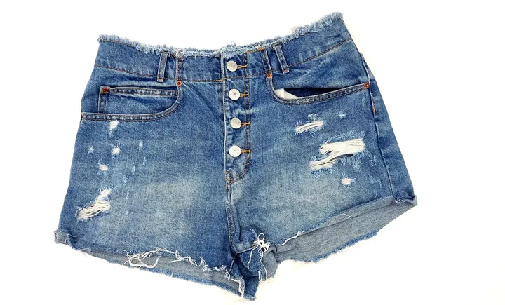 PULL&BEAR Jeans Short Damen - M - Bild 1
