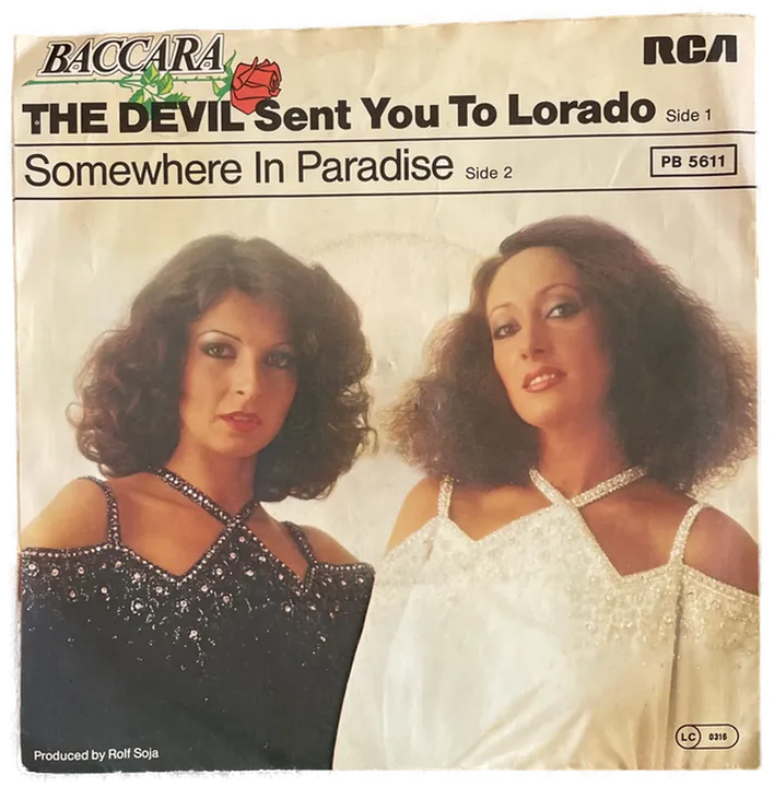 Singles Schallplatte - Baccara - The Devil send you to Lorado; Somewhere in Paradise - Bild 2