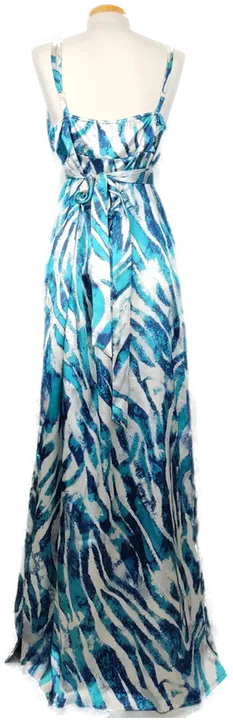 Jones Maxikleid weiß/blau - M/38 - Bild 2