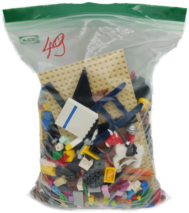 1.5 Kilo Lego Steine gemischt - Bild 1