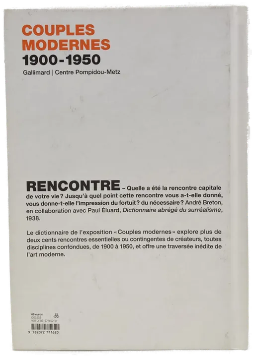 Couples Modernes 1900-1950 - Gallimard / Centre Pompidou-Metz - Bild 2