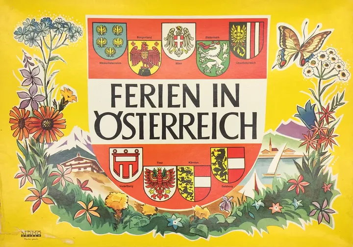 Ferien in Österreich - Vintage Gesellschaftsspiel - Stomo  - Bild 1