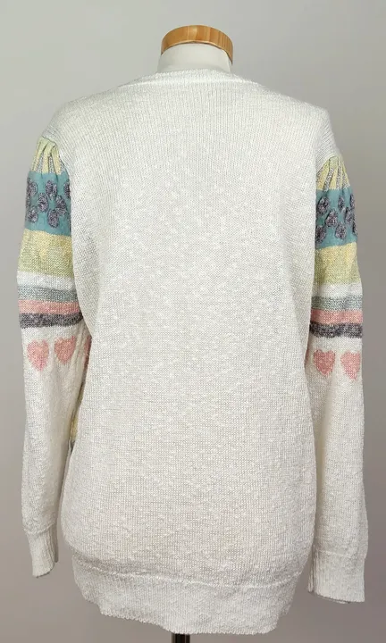 Vintage Damen Pullover gemustert - 40  - Bild 3