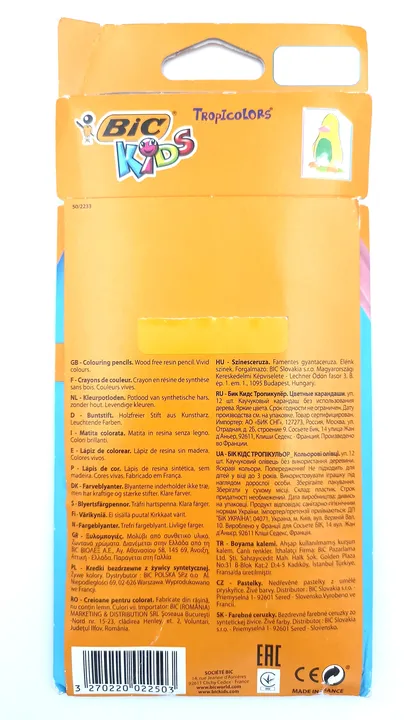 Bic Kids Tropicolors 12-teiliges Buntstifte-Set - Bild 2