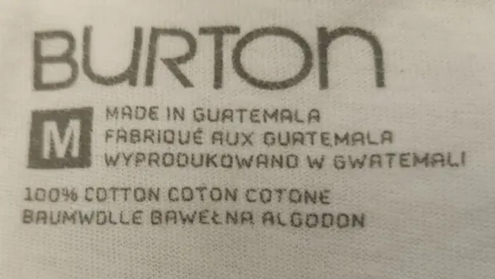 Burton Kinderkurzarm T-Shirt weiß - M - Bild 4