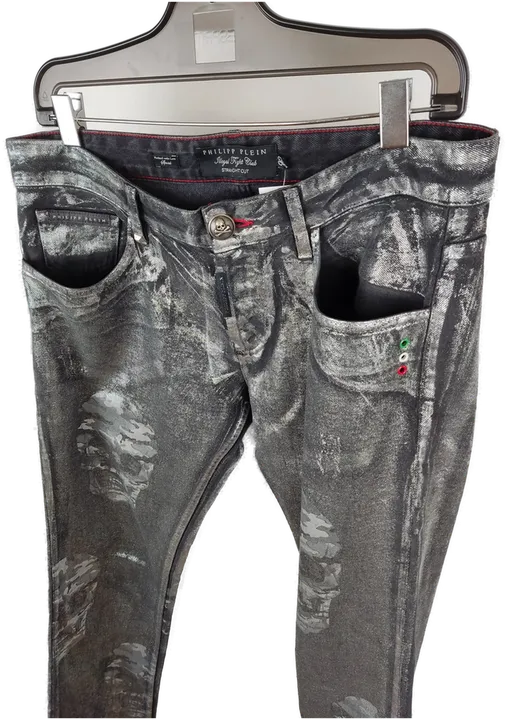 Philipp Plein Herrenhose Totenköpfe – Gr. XXL  - Bild 3