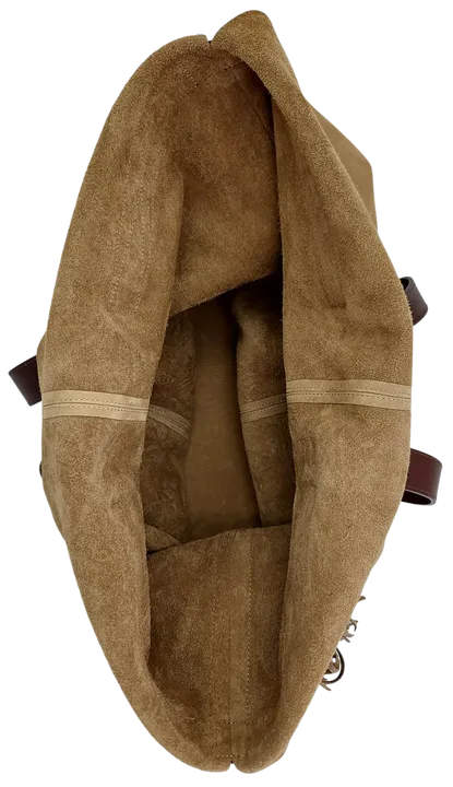 Max V. Koenig Damen Handtasche mit Fransen, braun - groß - Bild 4