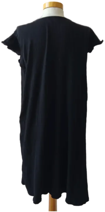 Damen Minikleid schwarz mit Knopfleiste - Gr. 3XL/4XL - Bild 3