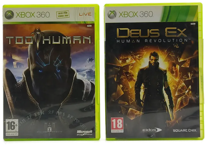 XBOX 360 Deus Ex Human Revolution & Too Human Bundle - Bild 1