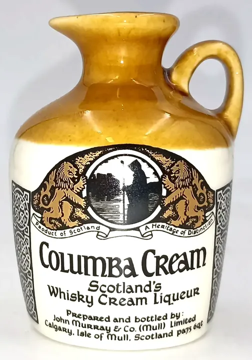 Miniatur Whisky Krug Keramik - Columba Cream - Bild 1