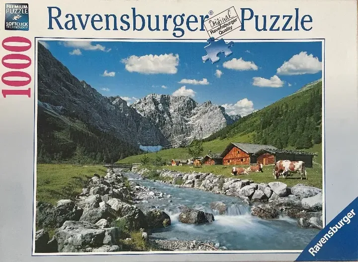 Puzzle - Ravensburger - Karwendelgebirge, Österreich - 1000 Teile - Bild 1
