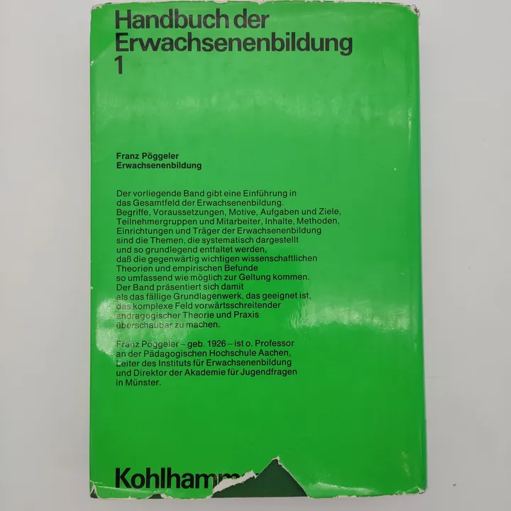 Handbuch der Erwachsenenbildung - Franz Pöggeler - Bild 2