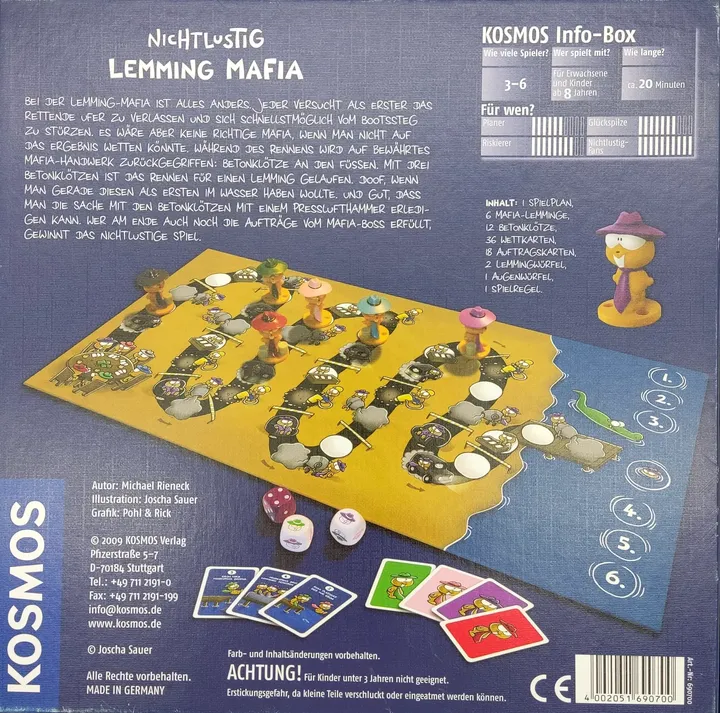 Lemming Mafia, Board Game