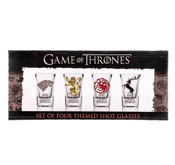 Game of Thrones 4 Shot Glasses-Set - Bild 1