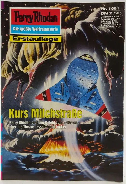  Romanheft Perry Rhodan Kurs Milchstraße Erstauflage Nr.1681 - Bild 1