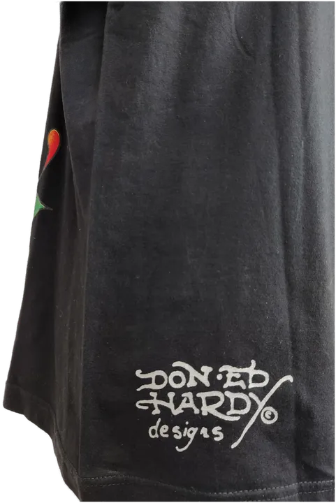 Ed Hardy Herren T-Shirt schwarz Gr. XL - Bild 4