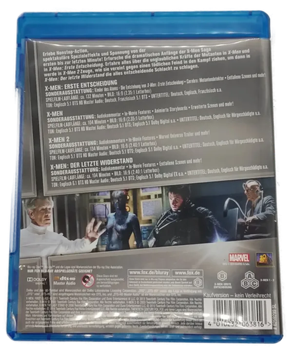 Blu-ray 4 Disc's X-Men Collection - Bild 3