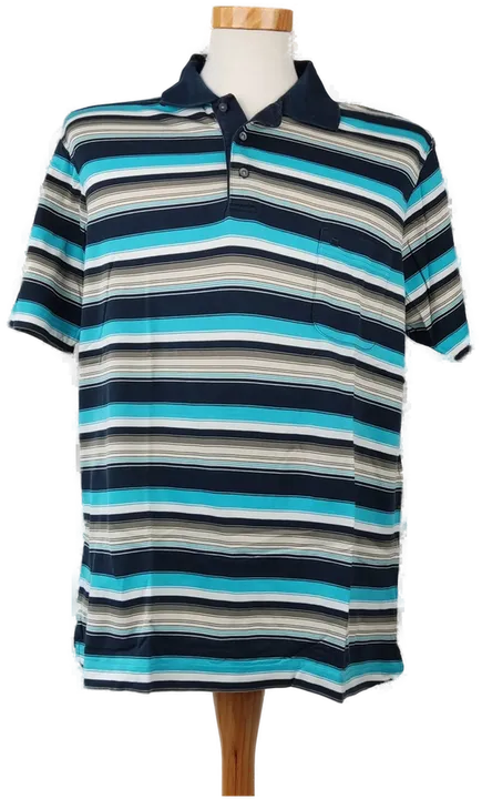 Olymp Herren T-Shirt - mehrfarbig gestreift - XL - Bild 1