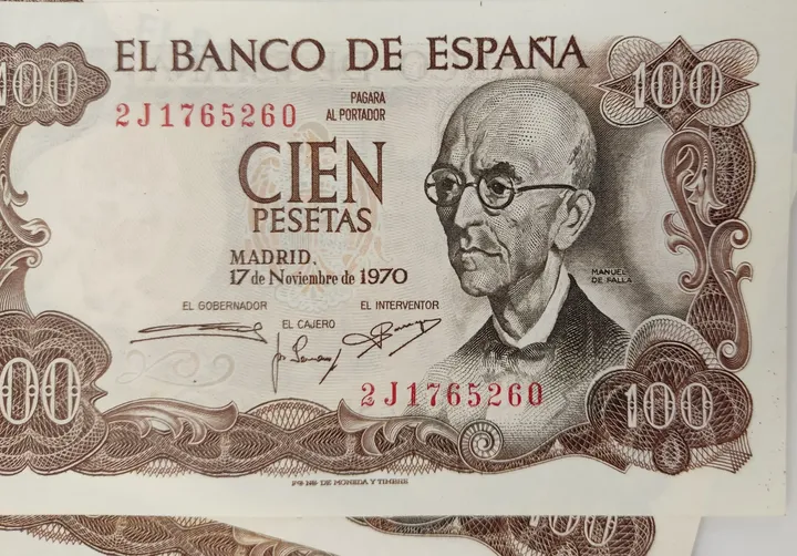 Konvolut alte Geldscheine aus Spanien - Bild 2
