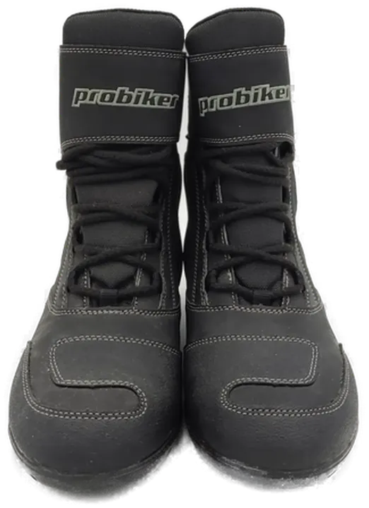 Probiker Herren Motorradschuhe schwarz Gr. 44 - Bild 2