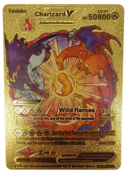  Pokémon Sammelkarte Goldfolie Charizard V V evolution - Bild 1