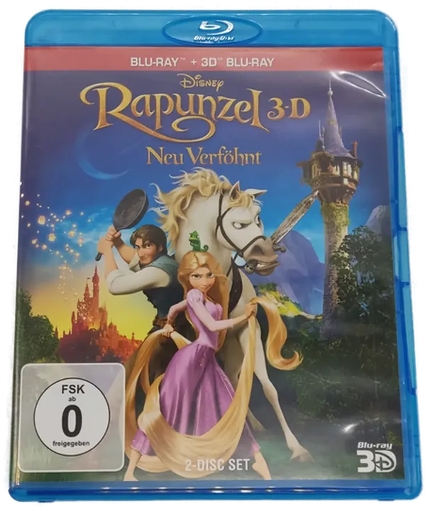 Blu-ray 3D 2 Disc Diesney Rapunzel 