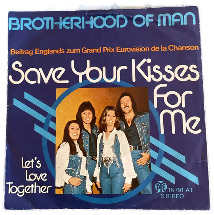 Singles Schallplatte - Brotherhood of Man - Save your Kisses for me; Let´s love Together - Bild 2