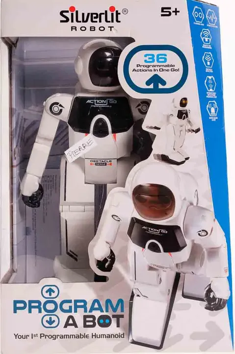Silverlit Program A Bot – interaktiver Roboter mit Programmierfunktion, 36 Aktionen, ab 5 Jahren - Bild 4