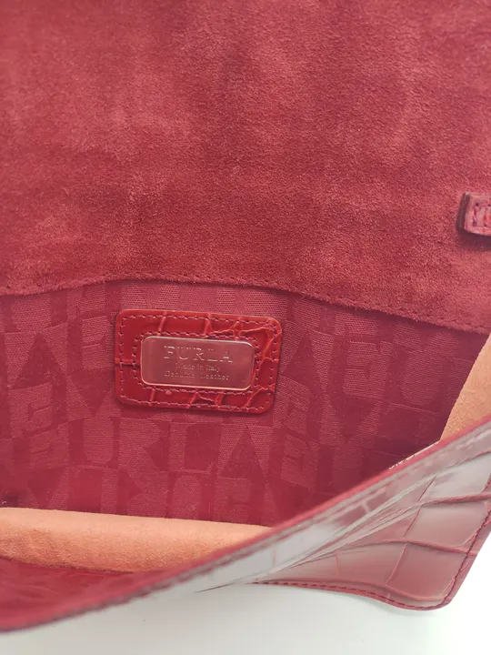 Furla Damen-Lederhandtasche in Rot, Neuwertig - Bild 4