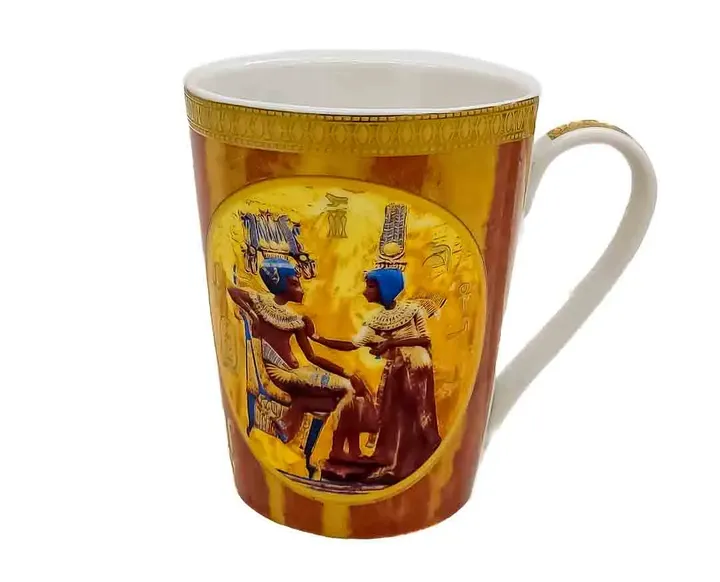 Traditionelle Ägyptische Skulptur Tasse von 1942 - Bild 1