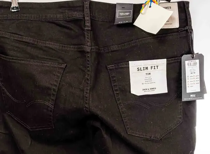 Jack & Jones Jeans schwarz Slim Fit neu mit Etikett - Bild 3