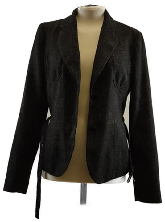 Neuwertige bestickte Baumwoll-Damenjacke, Größe EUR 42, Herbstmode - Bild 4
