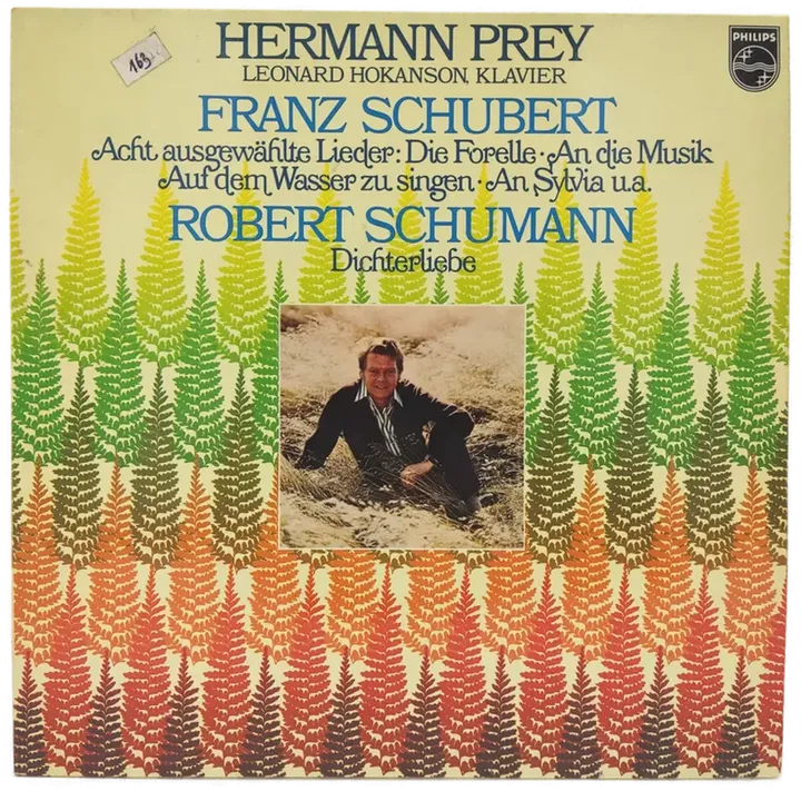 Vinyl LP - Hermann Prey, Franz Schubert, Robert Schumann - Acht ausgewählte Lieder - Bild 1