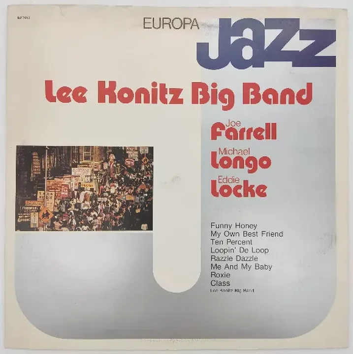 Vinyl LP - Europa Jazz - Lee Konitz Big Band, Farrell, Longo, Locke - Bild 2